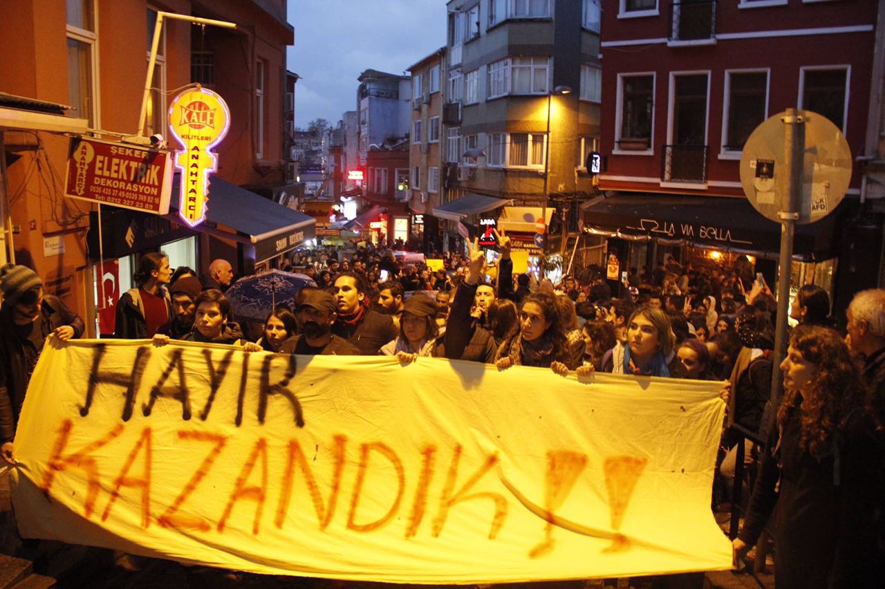HAYIR KAZANDIK, SUSTURAMAZSINIZ!